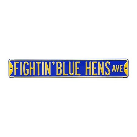 AUTHENTIC STREET SIGNS Authentic Street Signs 70126 Fightin Blue Hens Avenue Street Sign 70126